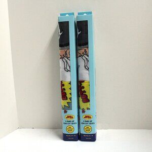 NWT Beavis & Butt-Head Low Cut Socks - One Mystery Design - 2 Packs of 4